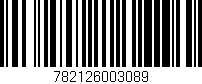 Código de barras (EAN, GTIN, SKU, ISBN): '782126003089'
