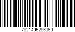 Código de barras (EAN, GTIN, SKU, ISBN): '7821495296050'