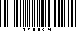 Código de barras (EAN, GTIN, SKU, ISBN): '7822080068243'