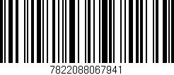 Código de barras (EAN, GTIN, SKU, ISBN): '7822088067941'