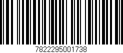 Código de barras (EAN, GTIN, SKU, ISBN): '7822295001738'