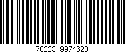 Código de barras (EAN, GTIN, SKU, ISBN): '7822319974628'