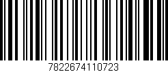 Código de barras (EAN, GTIN, SKU, ISBN): '7822674110723'