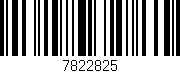 Código de barras (EAN, GTIN, SKU, ISBN): '7822825'