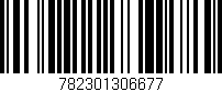 Código de barras (EAN, GTIN, SKU, ISBN): '782301306677'