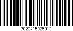 Código de barras (EAN, GTIN, SKU, ISBN): '7823415025313'