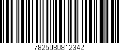 Código de barras (EAN, GTIN, SKU, ISBN): '7825080812342'