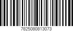 Código de barras (EAN, GTIN, SKU, ISBN): '7825080813073'