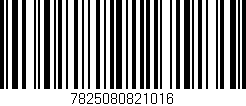 Código de barras (EAN, GTIN, SKU, ISBN): '7825080821016'