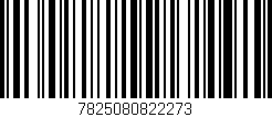 Código de barras (EAN, GTIN, SKU, ISBN): '7825080822273'