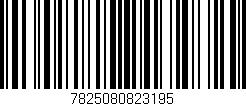 Código de barras (EAN, GTIN, SKU, ISBN): '7825080823195'