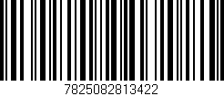 Código de barras (EAN, GTIN, SKU, ISBN): '7825082813422'