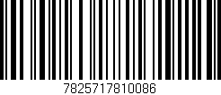 Código de barras (EAN, GTIN, SKU, ISBN): '7825717810086'