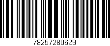 Código de barras (EAN, GTIN, SKU, ISBN): '78257280629'