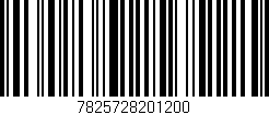 Código de barras (EAN, GTIN, SKU, ISBN): '7825728201200'