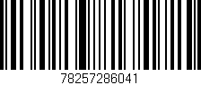 Código de barras (EAN, GTIN, SKU, ISBN): '78257286041'