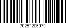 Código de barras (EAN, GTIN, SKU, ISBN): '78257286379'