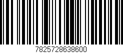 Código de barras (EAN, GTIN, SKU, ISBN): '7825728638600'