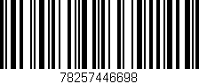 Código de barras (EAN, GTIN, SKU, ISBN): '78257446698'