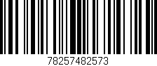 Código de barras (EAN, GTIN, SKU, ISBN): '78257482573'