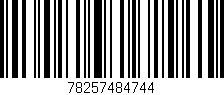 Código de barras (EAN, GTIN, SKU, ISBN): '78257484744'