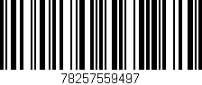 Código de barras (EAN, GTIN, SKU, ISBN): '78257559497'