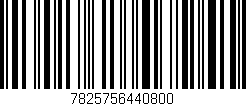 Código de barras (EAN, GTIN, SKU, ISBN): '7825756440800'