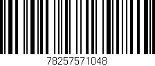 Código de barras (EAN, GTIN, SKU, ISBN): '78257571048'