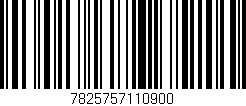 Código de barras (EAN, GTIN, SKU, ISBN): '7825757110900'