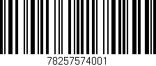 Código de barras (EAN, GTIN, SKU, ISBN): '78257574001'