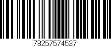 Código de barras (EAN, GTIN, SKU, ISBN): '78257574537'