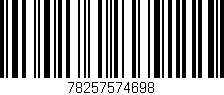 Código de barras (EAN, GTIN, SKU, ISBN): '78257574698'
