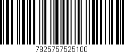Código de barras (EAN, GTIN, SKU, ISBN): '7825757525100'