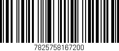 Código de barras (EAN, GTIN, SKU, ISBN): '7825758167200'