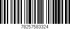 Código de barras (EAN, GTIN, SKU, ISBN): '78257583324'