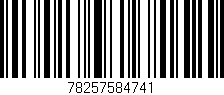 Código de barras (EAN, GTIN, SKU, ISBN): '78257584741'
