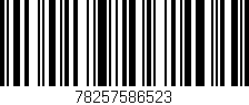 Código de barras (EAN, GTIN, SKU, ISBN): '78257586523'