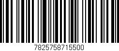 Código de barras (EAN, GTIN, SKU, ISBN): '7825758715500'