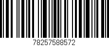 Código de barras (EAN, GTIN, SKU, ISBN): '78257588572'