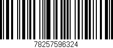 Código de barras (EAN, GTIN, SKU, ISBN): '78257596324'