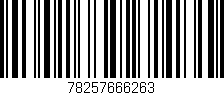 Código de barras (EAN, GTIN, SKU, ISBN): '78257666263'