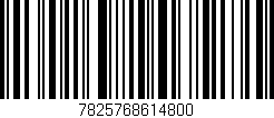 Código de barras (EAN, GTIN, SKU, ISBN): '7825768614800'