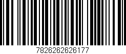 Código de barras (EAN, GTIN, SKU, ISBN): '7826262626177'