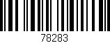 Código de barras (EAN, GTIN, SKU, ISBN): '78283'