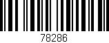 Código de barras (EAN, GTIN, SKU, ISBN): '78286'