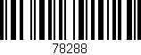 Código de barras (EAN, GTIN, SKU, ISBN): '78288'