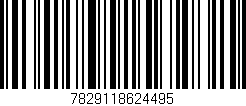 Código de barras (EAN, GTIN, SKU, ISBN): '7829118624495'