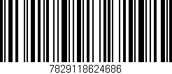 Código de barras (EAN, GTIN, SKU, ISBN): '7829118624686'