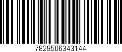 Código de barras (EAN, GTIN, SKU, ISBN): '7829506343144'