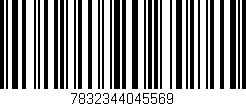 Código de barras (EAN, GTIN, SKU, ISBN): '7832344045569'